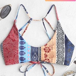 Zaful BoHo Bikini